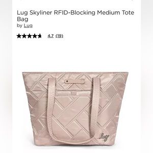 Lug Skyliner RFID blocking tote bag